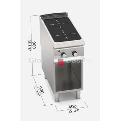 Sporák Bertos SE9P2MP/VTR | Bertos 117099613